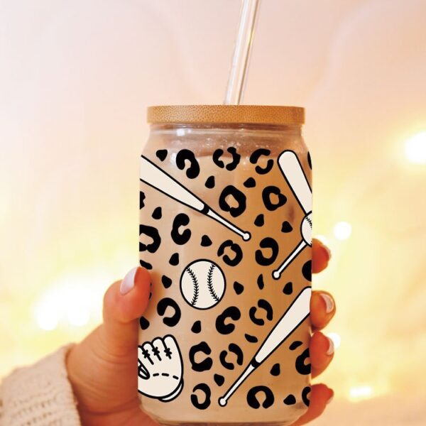 Wholesale Cartoon Cute Soccer Baseball Series 16oz Cup UV DTF Wraps