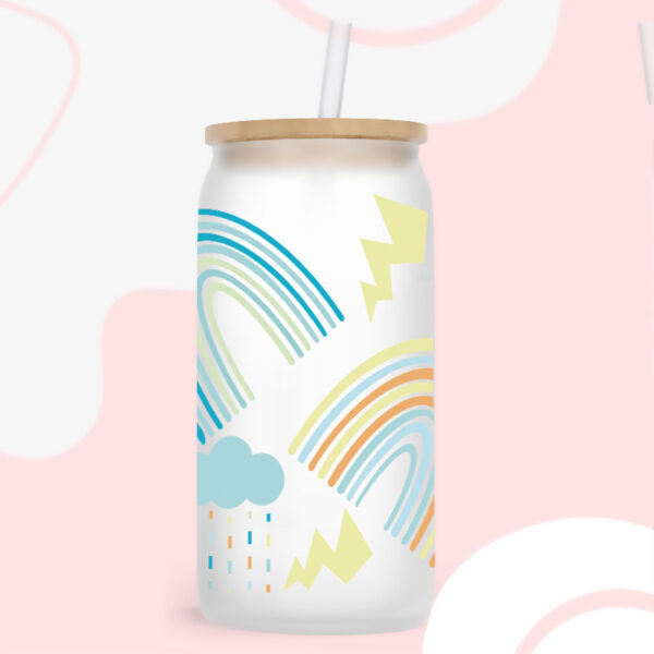 Wholesale UV Transfer Paste Glass Crystal Label Crystal Paste Cross-border Special Paste for 16oz Glass Cup 23cmX11cm