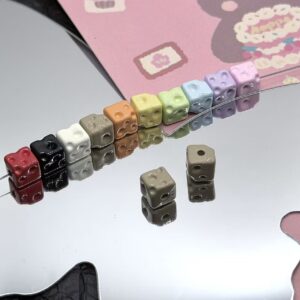 Milk tea brown / 6.5mm hole about 1.8mm