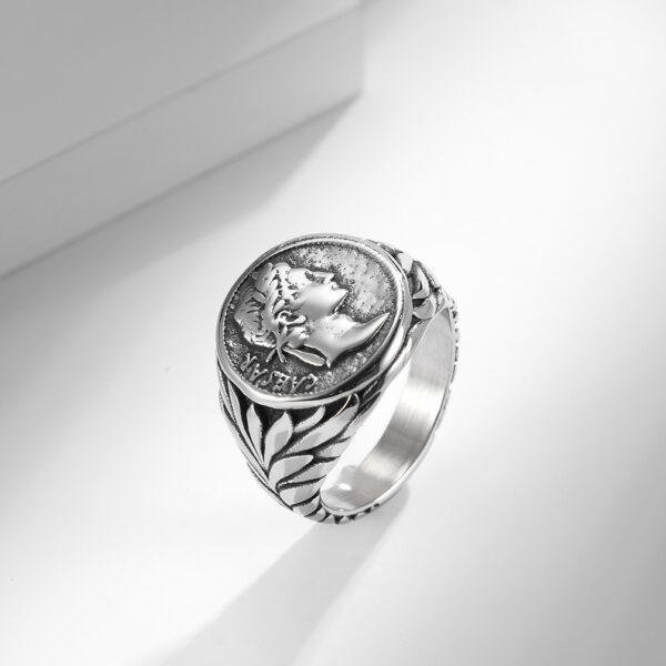 O1CN01Zbom1c2860U3xbX6m_2816597882-0-cib Wholesale Vintage coin portrait stainless steel ring