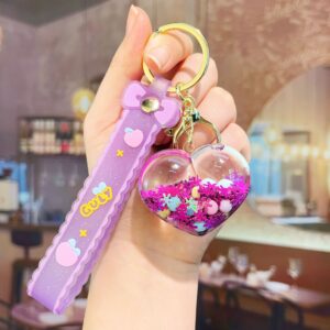 Glowing heart-purple