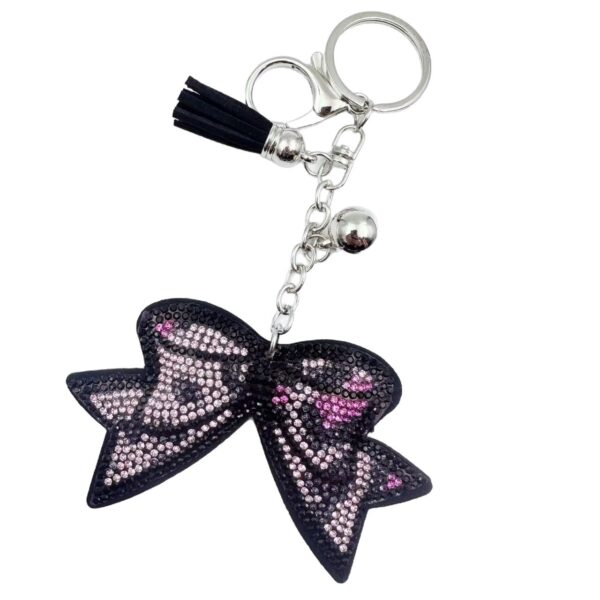 Wholesale Creative Diamond Leopard Print Keychain