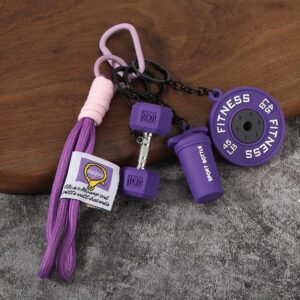 Dumbbell 3-piece set - Purple