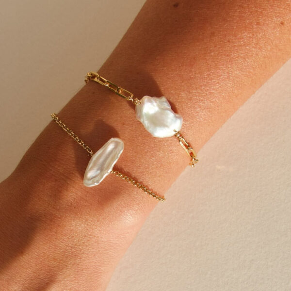 O1CN01ZeXupS1X9Y6WH2yMO_2210559832881-0-cib Wholesale Irregular Baroque Pearl Bracelet Light Luxury Freshwater Pearl Bracelet for Women