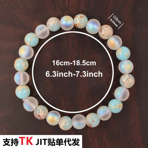 Wholesale Natural Stone Gradient Glass Bracelet