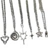 Wholesale Gothic alloy pendant heart-shaped punk necklace