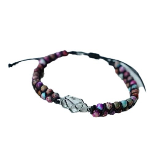 O1CN01Zmqmc11o8UcedRBdk_2216979565180-0-cib Wholesale Heart-Shaped Imperial Purple Royal Stone Bracelet