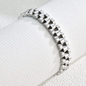 C43 strap bracelet silver