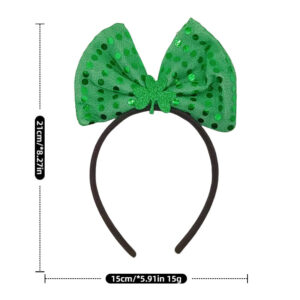 Sequin bow / One size fits all