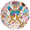 Wholesale 100 Cute Cartoon 67 Number Waterproof Vinyl Stickers