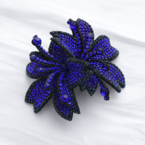 06 Black background + deep blue diamond / 68.3*58.6mm