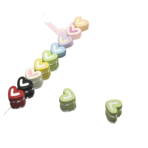 O1CN01ZsUaMe20W6USObX8t_2219495706856-0-cib Wholesale Dopamine Oil Drop Heart Alloy Beads Versatile Heart Spacer Beads DIY