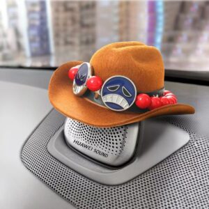 Brown cowboy hat one piece / L code