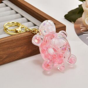 Glow in the dark pink / Gradient rope + turtle