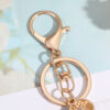 Wholesale Cartoon Swan Cute Water Diamond Metal Keychain