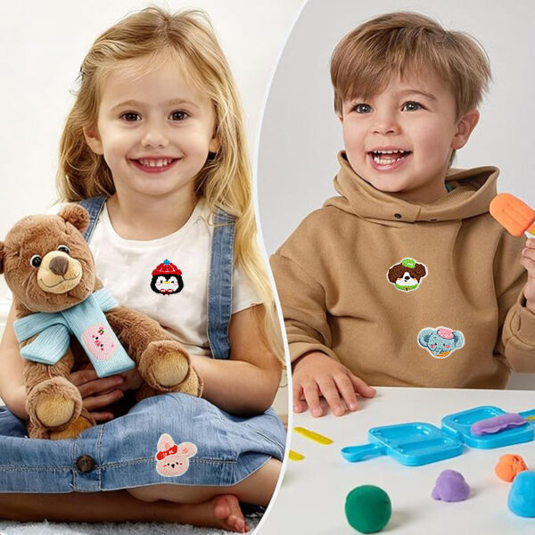 Wholesale Cute animal towel embroidery clothing decoration patch