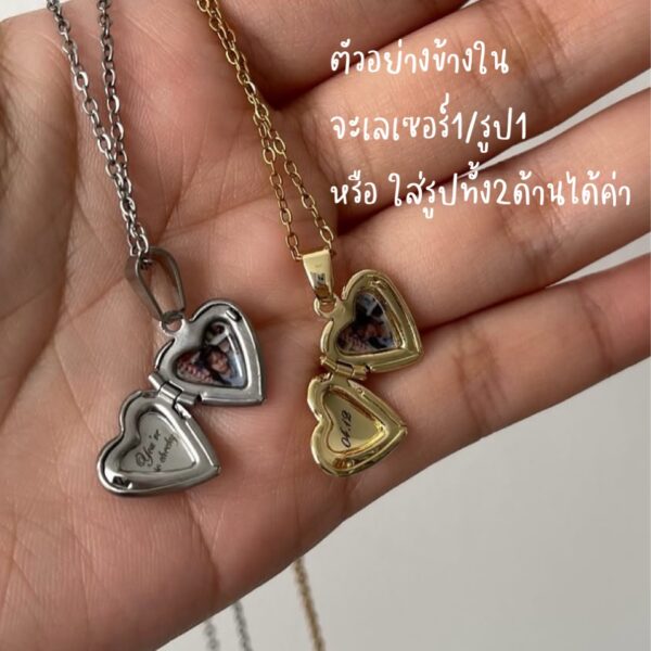 Wholesale Angel Heart Shaped Box Gold Bow Necklace