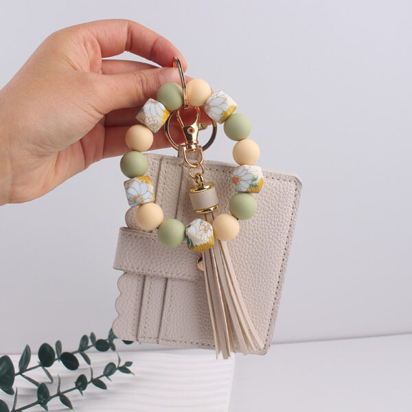 O1CN01Zzqw3Z1NrNvaMqzIF_2214899881623-0-cib Wholesale Silicone Bracelet Solid Color Card Holder and keychain.