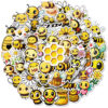Wholesale 50 yellow cute cartoon bee stickers