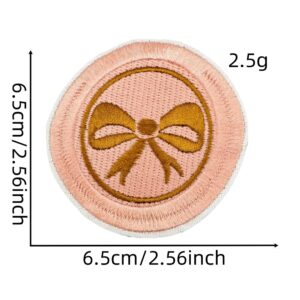 Solid color cloth stickers 6#