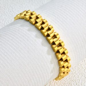 C43 strap bracelet gold