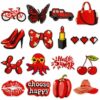 O1CN01a7xIr21dFOvQ8IlFV_2218002733706-0-cib Wholesale Ironing Cartoon Red Series Cloth DIY Patches