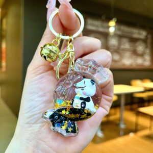 Jinwujin [Round Candy] Black Gold Baby Bottle Panda / Quantity 1 is 1