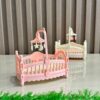 Wholesale Baby crib mini bedroom furniture miniature Doll Accessories