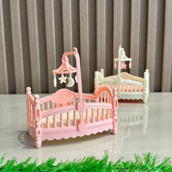 Wholesale Baby crib mini bedroom furniture miniature Doll Accessories