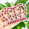 Wholesale Colorful Crown Diamond Embroidery DIY Patches