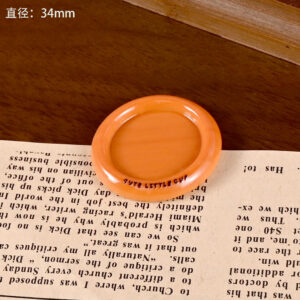 Round wood color palette / Miniature coffee cup