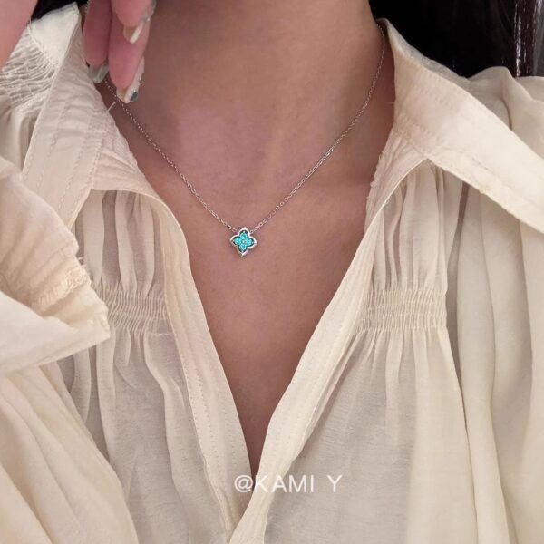 Wholesale Summer coolness, detachable two-piece clover necklace