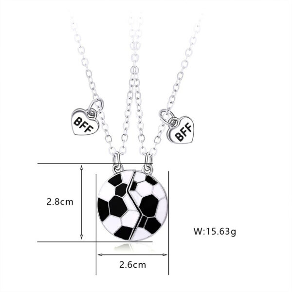 O1CN01aFDOuj1qv9wu376je_2218577885557-0-cib Wholesale Cute and versatile magnetic drip oil football necklace
