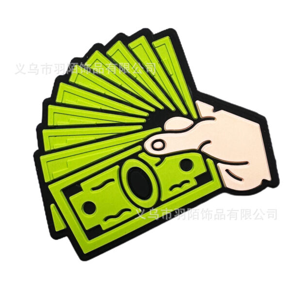 Wholesale 10pcs Cartoon Stop Gesture Pattern Silicone Beads