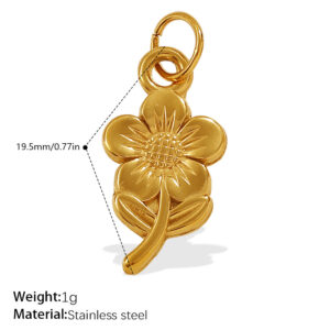 Pj899g gold pendant