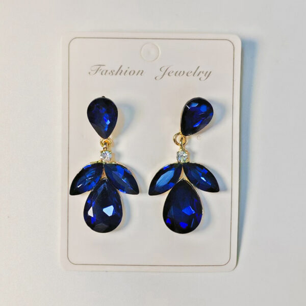 O1CN01aGY9jA276dqGj6CFd_2221154257748-0-cib Wholesale Cross-Border Amazon Hot-Selling Diamond-Encrusted Earrings, Multi-Layered Leaf Earrings, High-End Earrings Wholesale Earrings