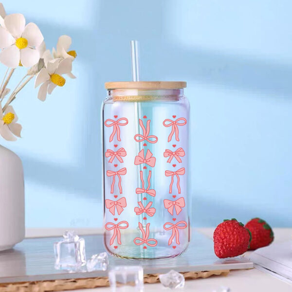 Wholesale Uv Transfer Sticker Glass C Crystal Label Crystal Sticker Exclusive for 16oz Glass C Special Sticker 23Cmx11Cm