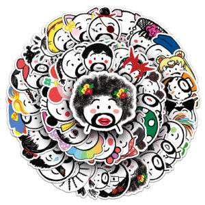 Wholesale 50 funny expression bag stickers funny fun creative colorful stickers OLY Exclusive