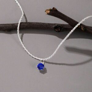 Silver blue zirconium