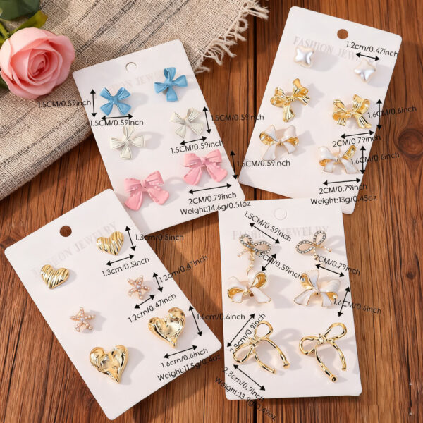 Wholesale Elegant and Unique Bow Starfish Stud Earring