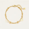 O1CN01aJpAXo29BL1qlMj31_2211762048029-0-cib Wholesale Double layered heart-shaped stainless steel Valentine's Day bracelet