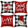 Wholesale Heart Pillowcase Red Set Valentine's Day