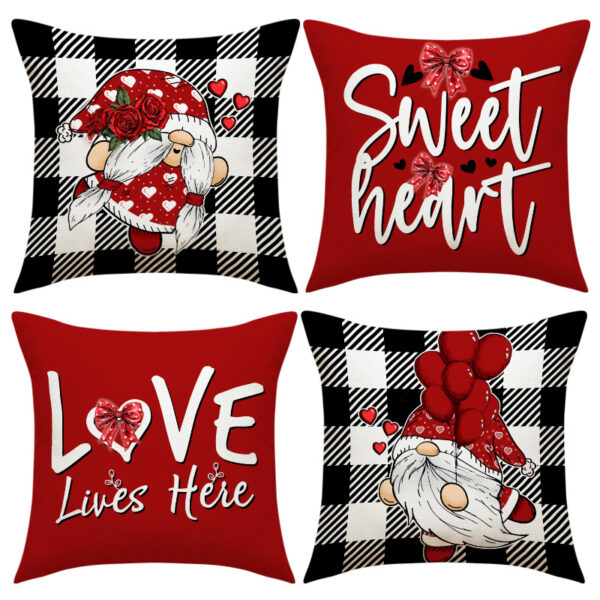 Wholesale Heart Pillowcase Red Set Valentine's Day