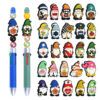 Wholesale Random 100pcs Color Cartoon Hat Small People Focal Beads