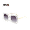 Wholesale Large frame diamond street photography sunglasses