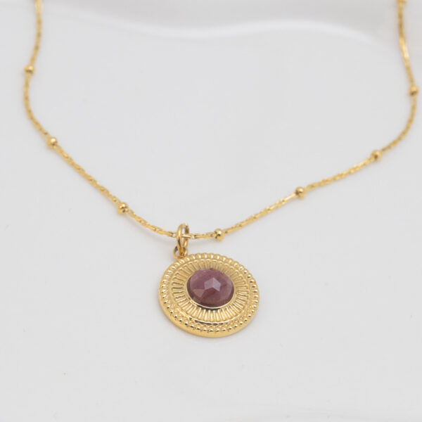 Wholesale Luxury Niche Stainless Steel Flowers Necklace Pendant