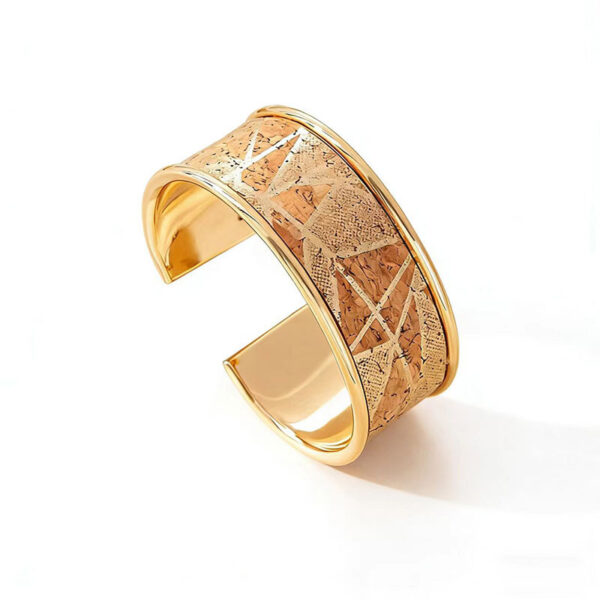 Wholesale Graffiti Cartoon Wide Edge Open Bracelet