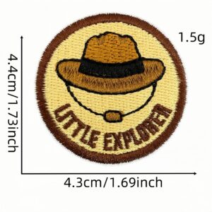 Cartoon round cloth sticker 18 #
