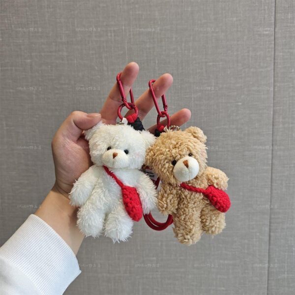 Wholesale Lanyard Blush Bear Cute Plush Bag Pendant Doll Couple Doll
