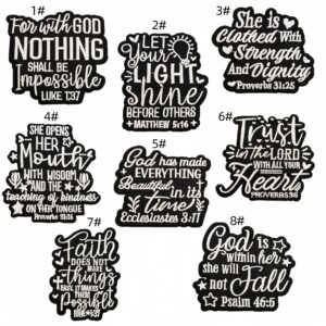 English cloth stickers set of 8 pieces